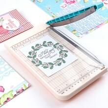 ¡2 Tamaños Disponibles! Máquina de Corte de Papel de 9 Pulgadas/6 Pulgadas, Adecuada para Manualidades de Papel y Fotos - Blanco - Ver 7
