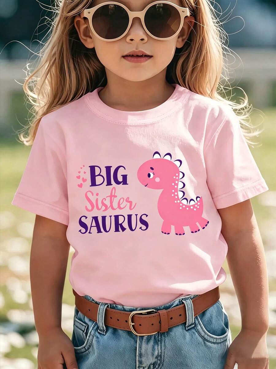 Young Girls T-Shirts - Pink - View 1