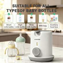 Hauture Baby Bottle Warmer, Fast Steam Warming In 1.5-5 Mins,Perfect For Night Feeding & Home, Keeps Bottle Clean & Hygienic - White - View 5