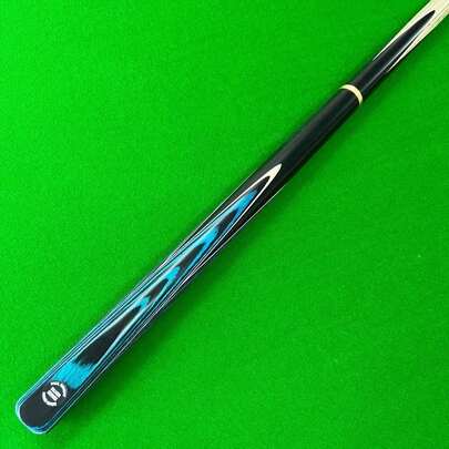 Cuephoria Snooker Pool Cue 9.5mm Tip, Blue Crush Design, Ash Shaft - Nd New