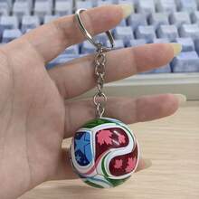 1pc Fashion PVC Volleyball Key Chain, Business Volleyball Gift, Beach Ball Sports Athlete Keyring For Men And Women School Car Accessories Cute Goth Y2k Halloween Accessories Teachers Day Gifts For Mother, Father, Graduation, And Teacher - Multicolor - View 10