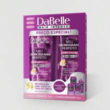 Kit Shampoo e Condicionador Meu Cronograma Perfeito Dabelle Hair - Shampoo + Condicionador - Visão 1