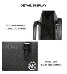 Túi đeo vai nữ Michael Kors Jet Set Travel Print 35T9STVT0B màu đen - Màu đen 35T9STVT0B - Xem 7