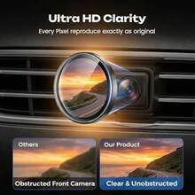 Bộ 2 miếng bảo vệ ống kính camera lùi ô tô, bảo vệ toàn diện 360 độ, chống trầy xước, chống thấm nước và chống bụi. - Tấm bảo vệ xe hơi - Xem 6