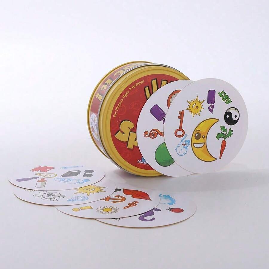 55pcs Durable Paper Material Fun Matching Card Game - Ideal Holiday Arcade Game Cards - Great Gift For Friends - Multicolor - View 1