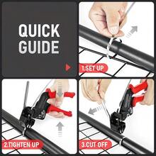 Durable 304 Stainless Steel Cable Tie Gun Set - 156pcs Of Metal Zip Ties (Available In 3 Sizes), Tool For Tensioning And Cutting, Ideal For Fencing, Chicken Coops, Bundling Cables, Exhaust Repairs, And Structural Support - 156 chiếc/bộ - Xem 7