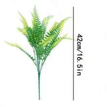 6 pezzi di fiori artificiali di margherita e camomilla, verde finto resistente ai raggi UV, piante artificiali realistiche anti-ossidazione, adatte per la decorazione della casa, della cucina, della parete, vasi sospesi interni ed esterni, giardinaggio e decorazioni per le vacanze - Multicolore - Visualizzare 13