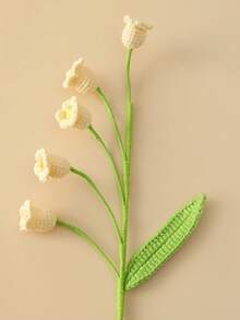 5 Buah Ranting Bunga Lily of the Valley Buatan Tangan, Dekorasi Rumah Mewah untuk Ruang Makan, Gaya Ins - MultiWarna - View 10