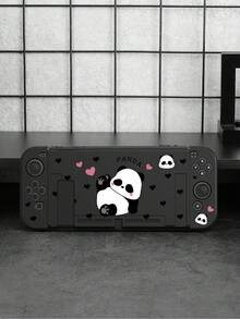 New Switch2 (2025) Game Console Accessories - Black Heart, Cute Panda Pattern Switch Protective Case, Compatible With Switch2/Switch NS/Switch OLED/Lite, Accessories For Switch2/Switch, Full Set Including Storage Bag, Card Slot Dock, Switch Protective Case, Best Gift For Switch Players - Multicolor - View 8