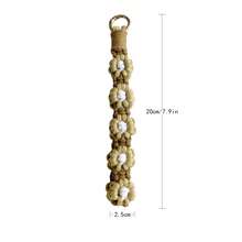 1 chiếc dây đeo điện thoại/móc khóa hình hoa cúc đan thủ công bằng macrame. - Nhiều màu - Xem 16