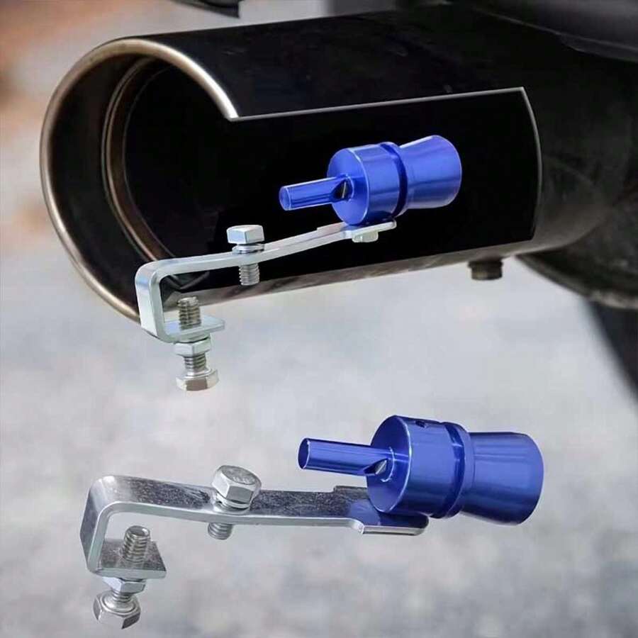 1 pieza Accesorio universal de tubo de escape de coche, silbato de turbo, punta de silenciador, generador de ruido - Talla única para todos - Ver 1