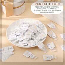 Marspark 200 Pcs Wedding Mint To Be Decoration Stickers Bulk Wedding Favor Labels Bridal Shower Guests Favors Mint Labels For Party Decorations, Without Mints - 均碼 - 查看 4