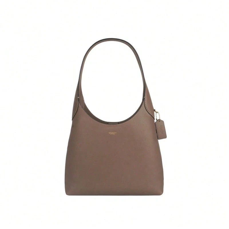 Bolso de hombro Coach Brooklyn de color liso para mujer CU068B4CBD - Gris piedra oscuro CU068B4CBD - Ver 1