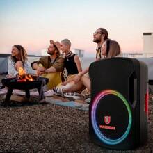 Bocina Kaiser MSA-7515MX portátil con bluetooth color Negro - Ver 7