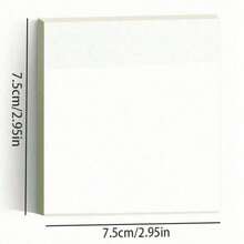 Giấy ghi chú tự dính trong suốt, 50 tờ/gói hoặc 200 tờ/4 gói, có thể viết và không bị chói, thích hợp cho học sinh, trường học, gia đình và văn phòng. - Một cỡ - Xem 2