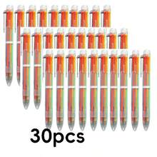 1 chiếc/10 chiếc/30 chiếc Bút bi hoạt hình dễ thương nhiều màu sắc, bút bi bấm đa chức năng nhiều màu sắc cá nhân hóa, mực dầu, văn phòng phẩm, 6 màu - Nhiều màu - Xem 8