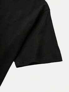 Plus Size T-Shirts - Black - View 4
