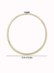 Pure Natural Bamboo Embroidery Hoop, Bamboo Embroidery Ring | Handmade Wooden Sewing Frame, Used For Cross Stitching And Fabric Art | Adjustable DIY Craft Tool, Embroidery Frame, Handmade Sewing Tool 10cm, 15cm, 20cm, 25cm, 30cm - Bamboo Silver Embroidery Hoop - View 8