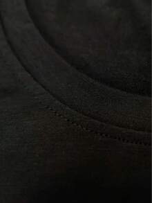 Camiseta de mujer para primavera y verano - Negro - Ver 5