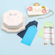 4-In-1 Paper Punch, Suitable For Paper Arts; 4 Shape Label Corner Punch, Applicable For DIY Card Making And Scrapbooking - Label Punch - View 10