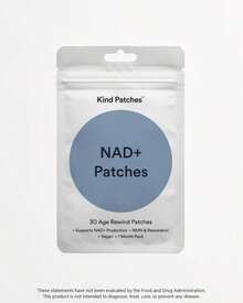 NAD+ Wellness Patches By Kind Patches, 30 Vegan Transdermal Patches With NMN Resveratrol Cordyceps For Energy Skin Wellness & Daily Balance - NAD+ Patches - 查看 1