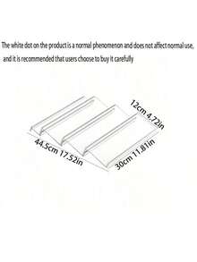 1pc/4pcs Spice Drawer Organizer | Transparent Plastic With Slanted Design | Multiple Sizes, Suitable For Cabinet And Countertop Use | Transparent, Modern Kitchen Storage Solution, Spice Jars, Shelf Basket - Multicolor - View 13