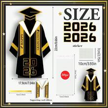 Thẻ quà tặng tiệc tốt nghiệp màu đen và vàng năm 2026, tiền mặt, quà tặng mùa tốt nghiệp, hộp quà tặng mùa tốt nghiệp. - Nhiều màu - Xem 2