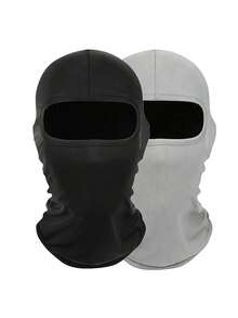 1pc/Set Unisex Solid Color Balaclava Hat, Cycling Cap, Single Hole Face Cover, Suitable For Outdoor Activities - Multicolor - View 17