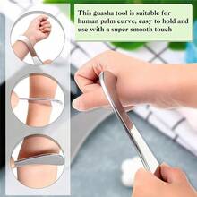 Dao cạo mô liên kết hình chữ S bằng thép không gỉ, dụng cụ massage cạo cơ Gua Sha cho vai, cổ và toàn thân để thư giãn & làm đẹp. - Nhiều màu - Xem 2