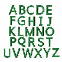 130 miếng vá chữ cái A-Z bằng vải không dệt polyester, thêu chữ cái, thích hợp cho mọi mùa. - 9921 - Xem 5