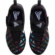 Nike Ja Morant 3 Low Top Childrens Basketball Shoes Black White Red Children - màu đen - Xem 4