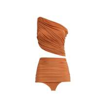 Off-Shoulder High-Waisted Bikini Vacation Beach Swimsuit For Women - Off-shoulder Bikini - View 4
