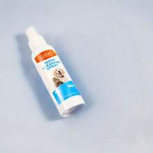 1 pieza Spray de limpieza dental de 120ml para gatos y perros - Spray de cuidado oral para mascotas: Limpia y cuida la boca, elimina el mal aliento y las manchas en los dientes (para perros y gatos) - Ver 1