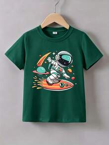 Young Boys T-Shirts - Dark Green - View 6