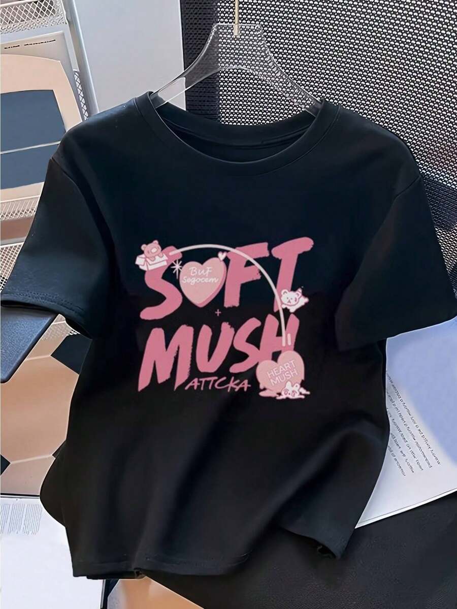 Women T-Shirts - Black - View 1