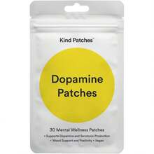 Dopamine Wellness Patches By Kind Patches, 30 Vegan Transdermal Mood Support Patches With Rhodiola Mucuna Lion's Mane Daily Balance Patch - Dopamine Patches - 查看 1