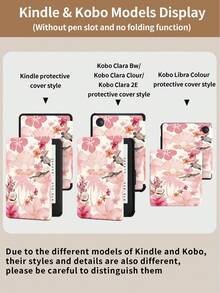 Ốp bảo vệ máy tính bảng họa tiết hoa và đại dương, tương thích với iPad 9.7/10.2/10.5/10.9/12.9/Pro 11, thế hệ thứ 10, Air 8 (M4) 2026 (11 inch), Air 8 (M4) 2026 (13 inch), tương thích với Samsung Galaxy Tab S6 Lite 10.4 inch, tương thích với Kindle Paperwhite thế hệ thứ 12 2024, Kindle thế hệ thứ 11 2022, Clara Colour, chống rơi vỡ, chân đế thông minh/tự động bật/tắt màn hình. - Nhiều màu - Xem 11
