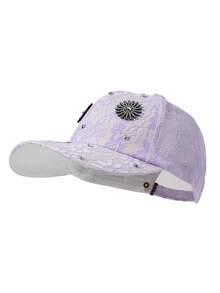 1pc Pink Lace Rhinestone Flower Baseball Cap, Breathable Mesh Adjustable Visor Hat, Sweet Luxurious Versatile Sun Hat, Summer Outing & Commute UV Protection Girlish Accessory - Baseball Cap - View 6