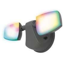 Halo Reflector de 2 cabezales de tecnología WIZ 16 millones de colores y Tunable White 2500-6500K - Bronce - Ver 2
