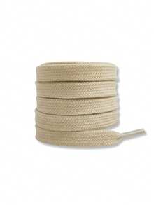 Solid Color Thick Double-Layer Woven Shoelaces, Classic Versatile Sports Shoes Laces For Men And Women, Polyester Woven Shoelaces - Multicolor - View 24