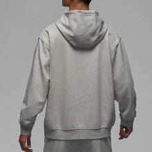 Nike Jordan Sport Dri-FIT Crossover 品牌logo圖案戶外休閒運動連帽套頭長袖衛衣 麻灰 - 麻灰 - 查看 2