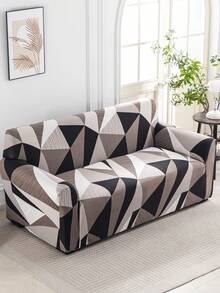 1 tấm bọc ghế sofa in họa tiết hình học, chống bụi và bẩn, co giãn, bảo vệ toàn bộ ghế sofa, trang trí phòng khách, phù hợp với ghế sofa 1/2/3/4 chỗ ngồi, sử dụng được cả bốn mùa, có thể giặt máy, không bao gồm vỏ gối. - Cà phê nâu - Xem 9
