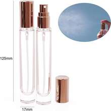 Jagolain 5 Pack Of 10ML Portable Perfume Travel Refillable, Glass Perfume Bottle Set, Empty Atomizer Sprayer For Perfume Cologne Dispenser, Sample Perfume Bottles With Refill Tool - ColorH - 查看 2