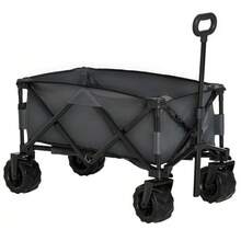 Folding Handcart, 360° Garden Cart With Telescopic Handle, Adjustable Handle Height Up To 20 Kg, For Outings & Garden - A - View 1