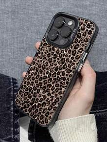 Leopard Print Shockproof Protective Phone Case, New And Vibrant, With Drop-Proof Silver Paint, Compatible With P15, P16, P16 Promax, P14 Promax, P13, P11, P12, XR, A13 4G Series, A14, A04, A34. Water, Shock, And Scratch Resistant, Anniversary Gift. - 多色7 - 查看 5