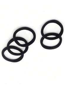 Bộ 200/100/50 chiếc dây buộc tóc nữ cơ bản, độ co giãn cao, màu đen, phù hợp cho tóc đuôi ngựa, nhiều kiểu tóc, phong cách thường ngày, phụ kiện tóc nữ, dây buộc tóc, phù hợp cho phụ nữ và bé gái, giữ chặt tóc dài, cũng phù hợp cho thanh thiếu niên | Dòng dây buộc tóc thời trang | Dây buộc tóc bền, du lịch, sinh nhật - màu đen - Xem 5