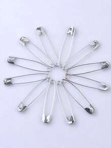 55mm Large Steel Safety Pins, Suitable For DIY Jewelry Making, Crafts, Clothespins, Brooches, Fasteners - Standard - View 9