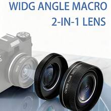 52MM 0.45X Professional HD Wide Angle Lens (Including Macro Portion), Compatible With , , And Other Mainstream Camera Lenses - View 5