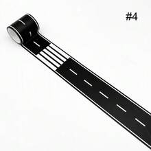 Cinta adhesiva decorativa tipo vía de tráfico, cinta adhesiva decorativa tipo vía férrea y carretera, set de cintas adhesivas decorativas para manualidades - Conjuntos - Ver 17