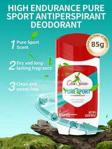 Old Spice 1瓶 85g 高耐力純運動除臭劑，長效抗汗香氛，適合日常運動使用，清爽身體護理除臭劑 - 高耐力純粹運動香型止汗香體劑85g - 查看 2